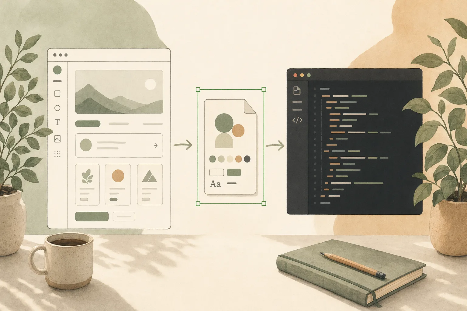 Ferramentas de design-para-código: exportação ou pipeline?